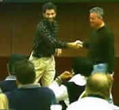 Roger Reece, motivational speaker, speaks on time management