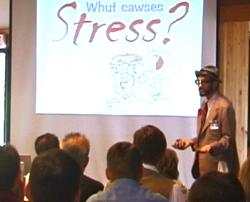 Buford's stress management keynote speech